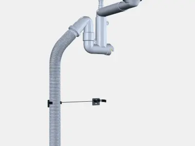 LILLVIKEN Water trap-strainer 1 bowl Low-poly 3D model