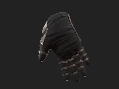 Scifi Gloves  Low-poly 3D model