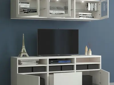 BESTA IKEA TV  Free low-poly 3D model