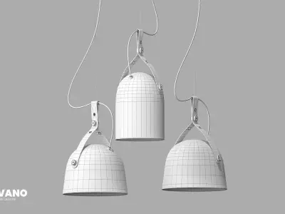 Pendant Baxter Hanging Lamp 3D model