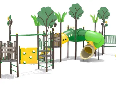 Jungle Playground 3D model