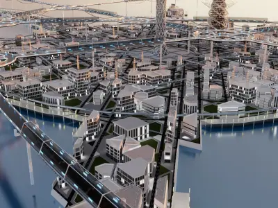 Future City 4001 3D model