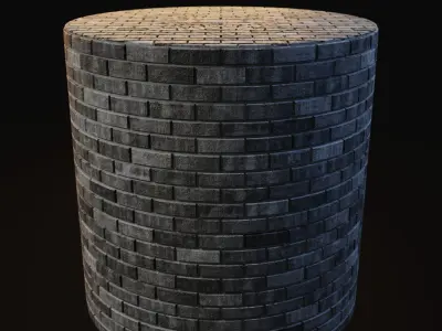 Steel Manor King Running and Stack Bricks Texture Texture