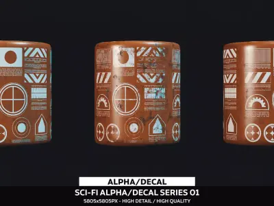 SFDEMIR Sci-Fi Alpha Pack 01 Texture
