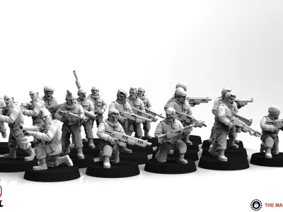 Penal Guard - Infantry Builder 3D print model