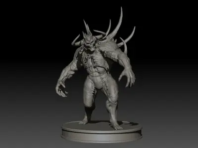  DemonBoss6 High Poly for 3d Print 3D print model
