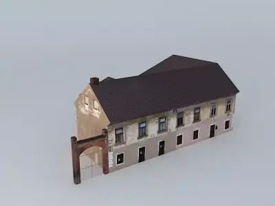 Old House Urban Low-poly 3D model