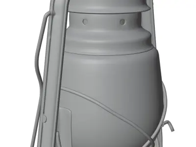 Red lantern HG2 3D model