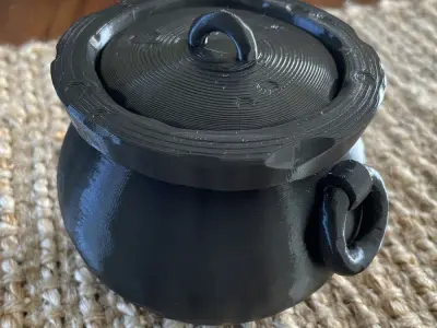 Cauldron Dice Cup Free 3D print model
