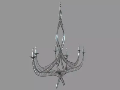 Firebird Chandelier 3D model