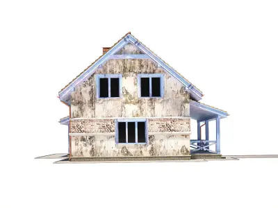 Abandoned house 3D model