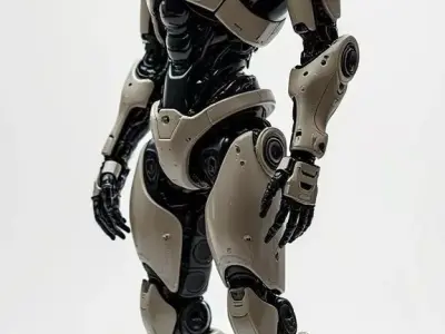 Futuristic Humanoid AI Robot Model 3D model