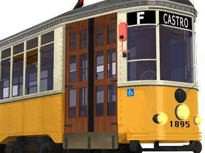 San Francisco tramway 3D model
