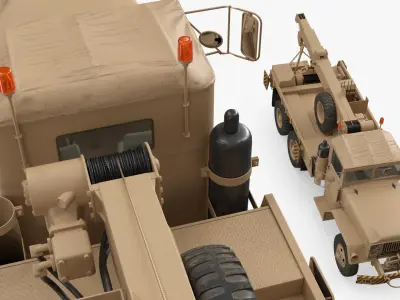  Heavy Wrecker Crane Beige Used 