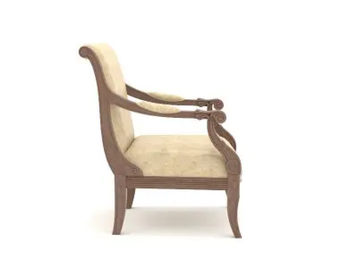 Noobist - Armchair - Bazrair Low-poly 3D model