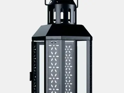 ENRUM Lantern for tealight in-outdoor Low-poly 3D model