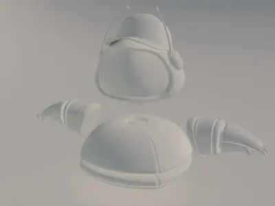 Assistant Droid 3D model