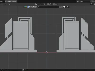 Event Gate 3D model
