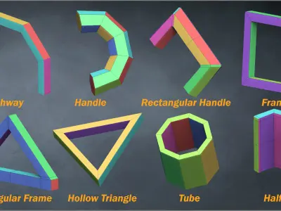 Power Shapes ZBrush Plugin 3D model