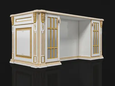 Bar counter 3D model