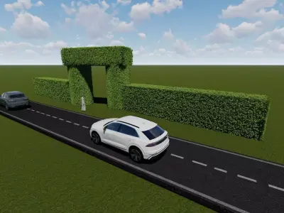 Hedge 3D model