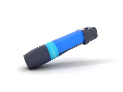 Futuristic Blue Light Pen model pack Low-poly 3D model