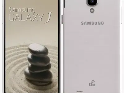 Samsung galaxy j White 3D model