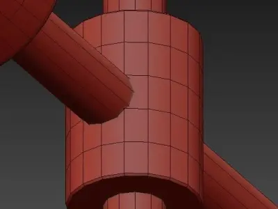 Enzo 12 Light Matte Gray Pendant 3D model