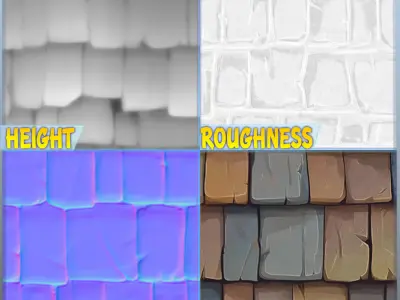 Stylized Roof Seamless Texture Texture 8