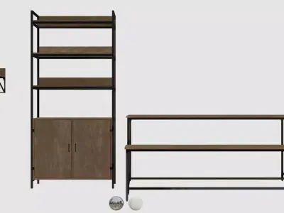 Lomond Furniture set 3D model