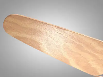 Ceiling Fan 03 Low-poly 3D model