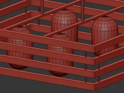 AIRI chandelier 3D model