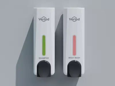 Modern Wall Mounted Soap Dispenser 3D model