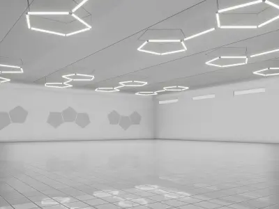 3D SCI-FI ART GALLERY Museum Interior 3D model purchase