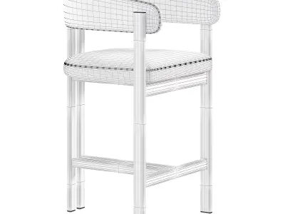SAVOY LIGHT BAR STOOL Low-poly 3D model