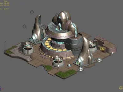 Heterogeneous - Endurance Module Institute 02 3D model