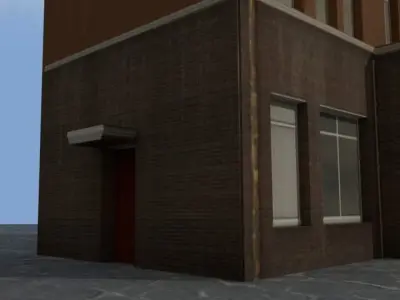 City house Low-poly 3D model purchase