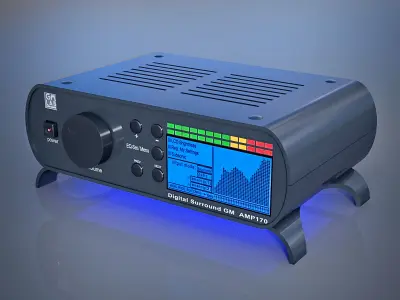 GM Home Mini-Amplifier 3D model