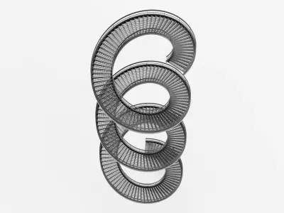 Spiral Staircase V5 - Modern Interior Stairs Low-poly 3D model