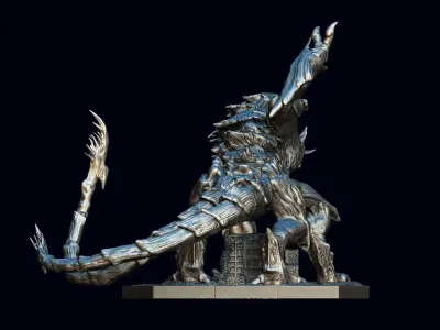 Pacific rim Mega kaiju model for the table top game 3D model