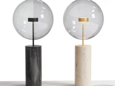 Soffio Table Lamp by Giopato Coombes Low-poly 3D model