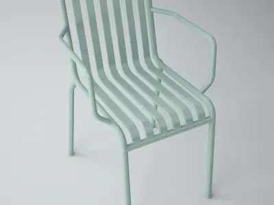 HAY Palissade Arm Chair 3D model