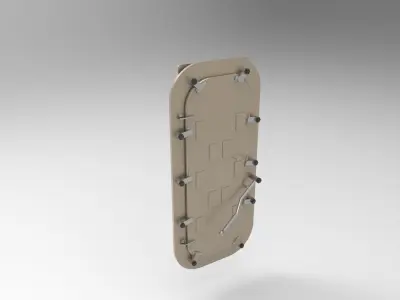 Watertight doors on ships 3D print model