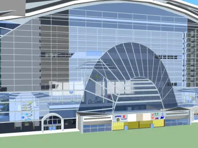 The NEW CENTURY GLOBAL CENTER 2020 3D model