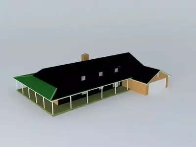 Ranch House Free 3D model