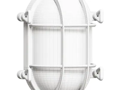 lucide dudley - wandlamp buiten  1xe27  ip65  m 3D model
