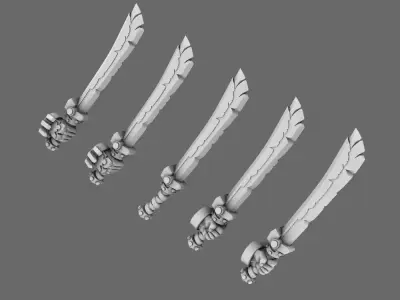 SO Yokai Lads Scrap Katana 3D print model