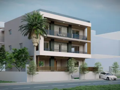 Palm House Day and Evening Renders 3D model