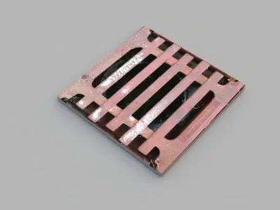 Sewer Grate 09 3D model