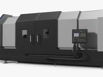  CNC Turning Center for Long Shaft Processing 